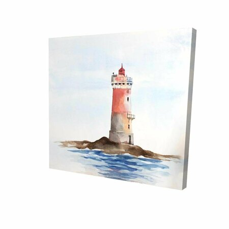 FONDO 16 x 16 in. French Phare Les Pierres Noires-Print on Canvas FO2775867